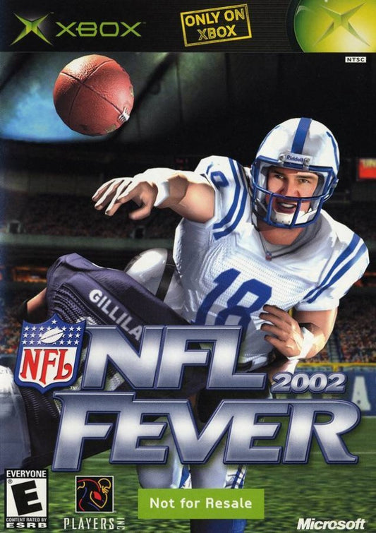 NFL Fever 2002 cover art for Xbox (XBOX) video game