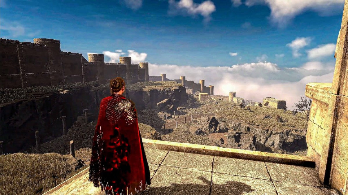 Forspoken [Steelbook] for PlayStation 5 (PS5) at Gamers INC, featuring a fast-paced open-world RPG where you use fluid magical parkour and elemental combat as Frey Holland to save the land of Athia from a corrupted Taint in this limited edition case edition gameplay screenshot