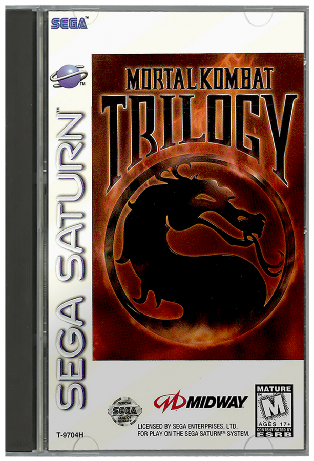 Mortal Kombat Trilogy cover art for Sega Saturn SS video game
