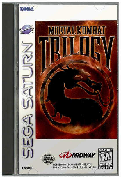 Mortal Kombat Trilogy cover art for Sega Saturn SS video game