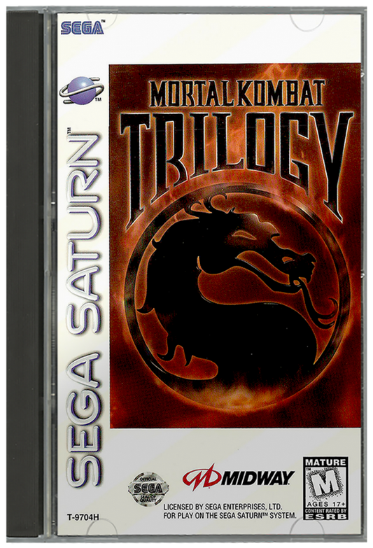 Mortal Kombat Trilogy cover art for Sega Saturn SS video game