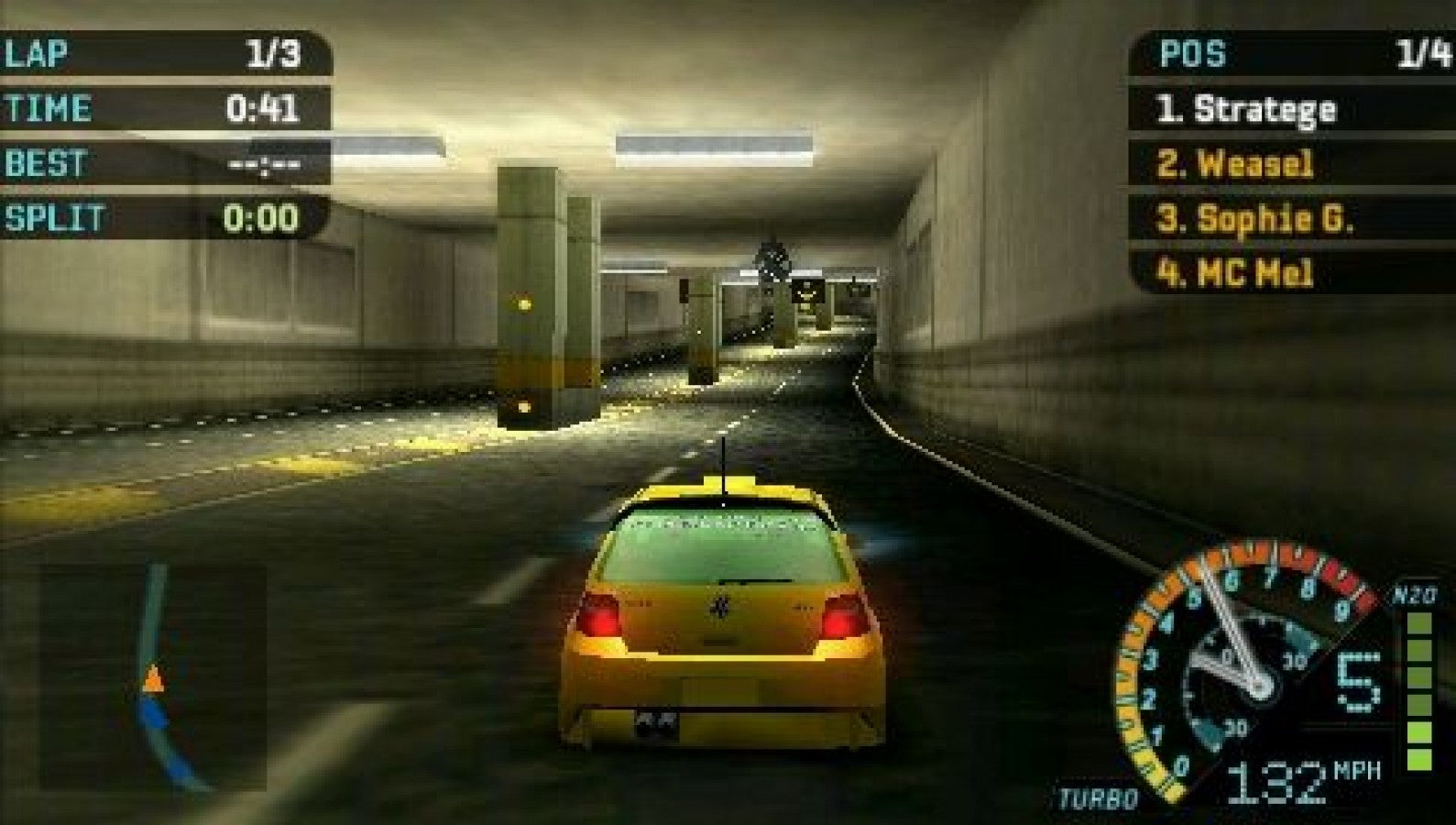 Need for Speed: Underground Rivals gameplay for PlayStation Portable (PSP) racing game