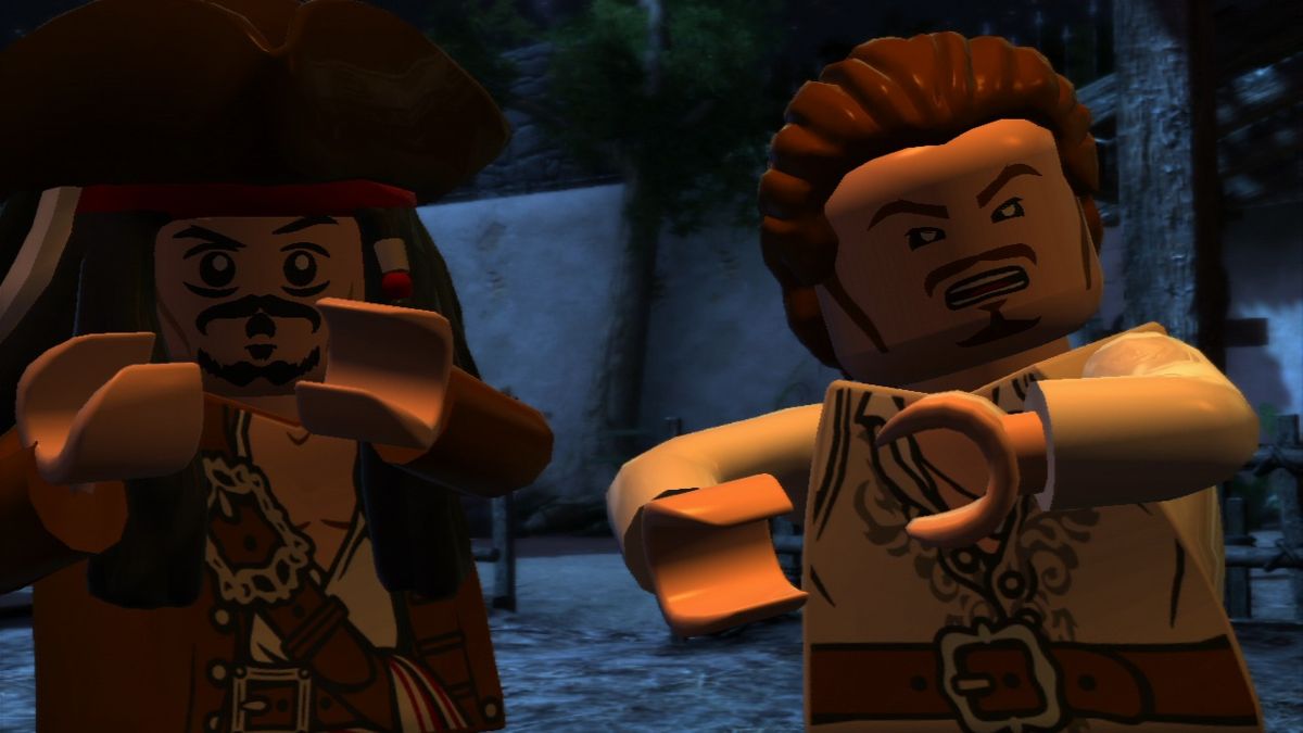 LEGO Pirates of the Caribbean Xbox 360 action-adventure video game featuring brick-based humorous retellings of the first four Pirates of the Caribbean films, cooperative gameplay, character unlocks, ship battles, puzzle solving, and family-friendly exploration built with LEGO’s signature charm and humor. gameplay