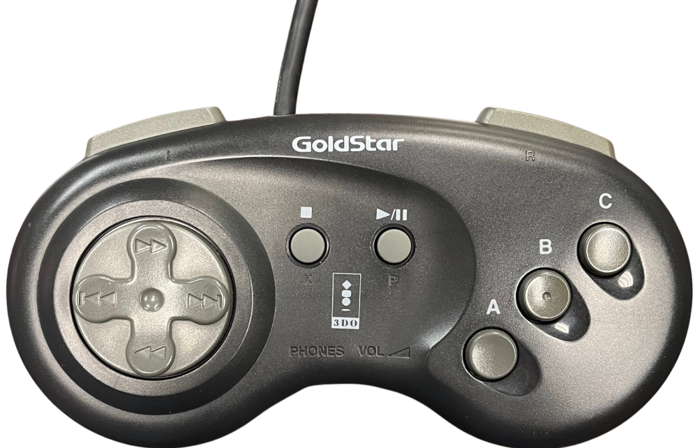 Goldstar 3DO console Panasonic 3DO compatible system CD based gaming console retro hardware multiplayer ports FMV games vintage gaming system home console 3DO Interactive Multiplayer Goldstar system controller
