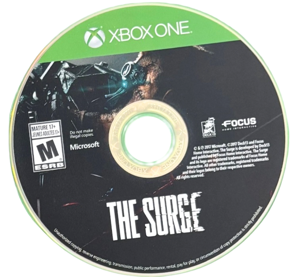 The Surge – Xbox One (XONE) disc for sci-fi action role-playing video game