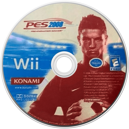 Pro Evolution Soccer 2008 – Nintendo Wii (Wii) soccer football sports simulation video game disc