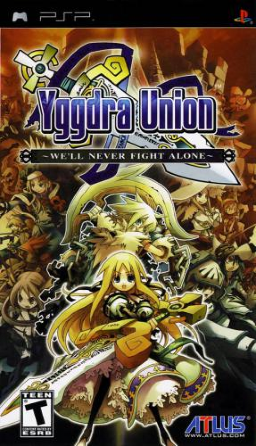 Yggdra Union cover art for PlayStation Portable PSP video game