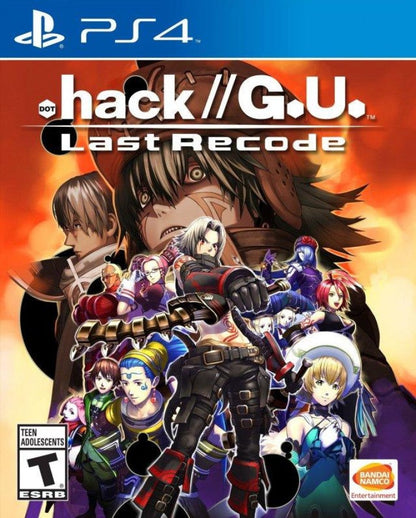 .hack//G.U. Last Recode cover art for PlayStation 4 (PS4) action RPG remaster collection