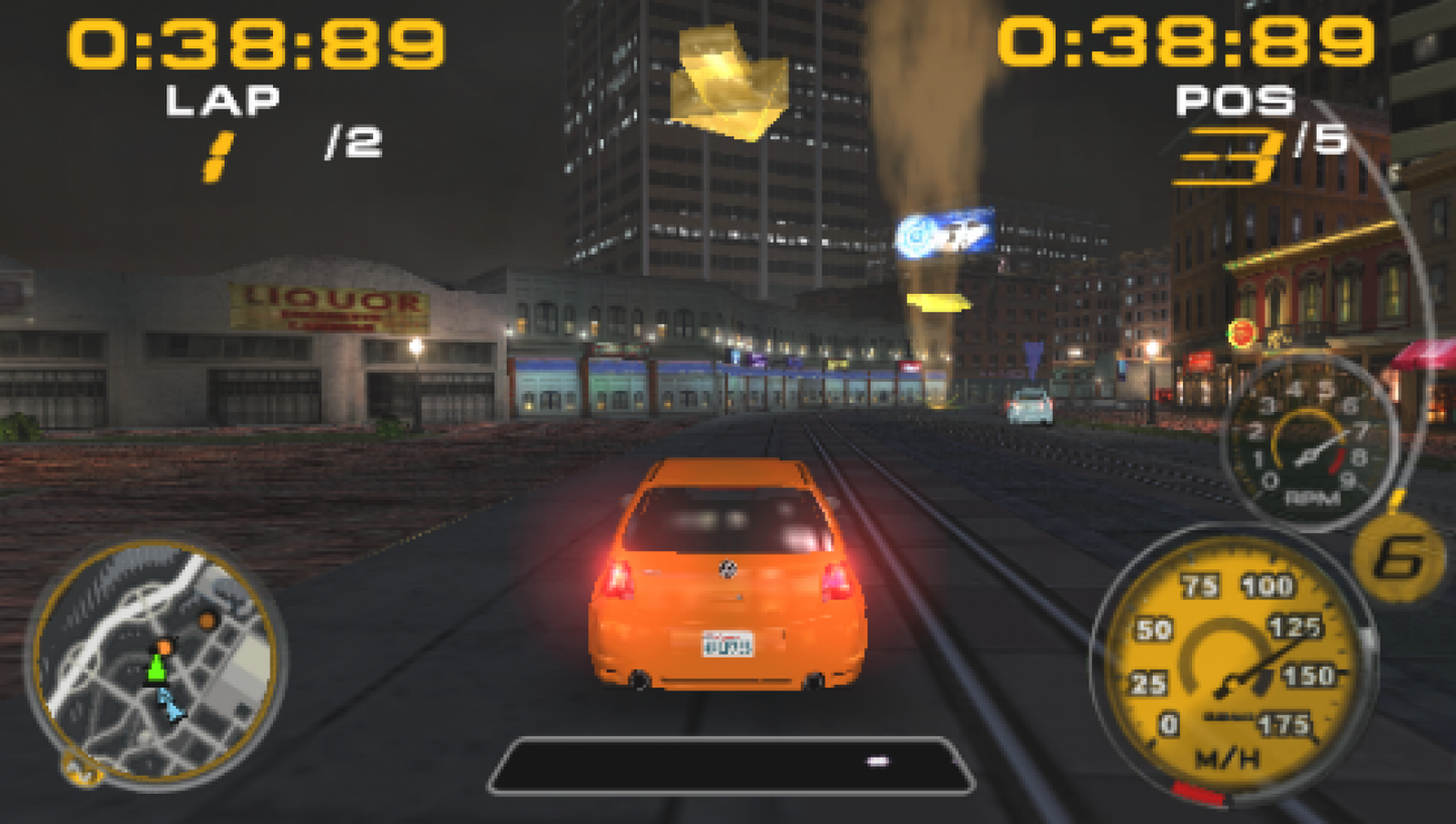 Midnight Club 3: DUB Edition [Greatest Hits] gameplay for PlayStation Portable (PSP) open-world racing video game