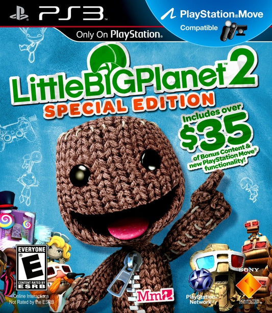 LittleBigPlanet 2 Special Edition PS3 puzzle-platform video game cover art.