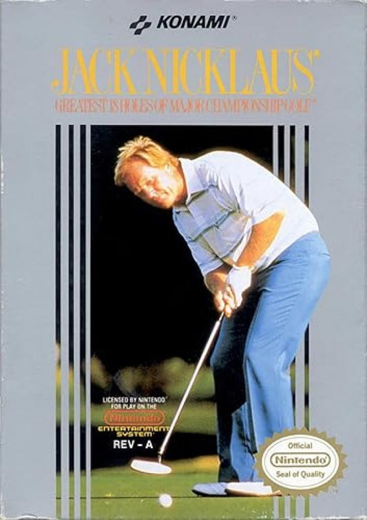Jack Nicklaus Golf cover art for Nintendo Entertainment System (NES) video game