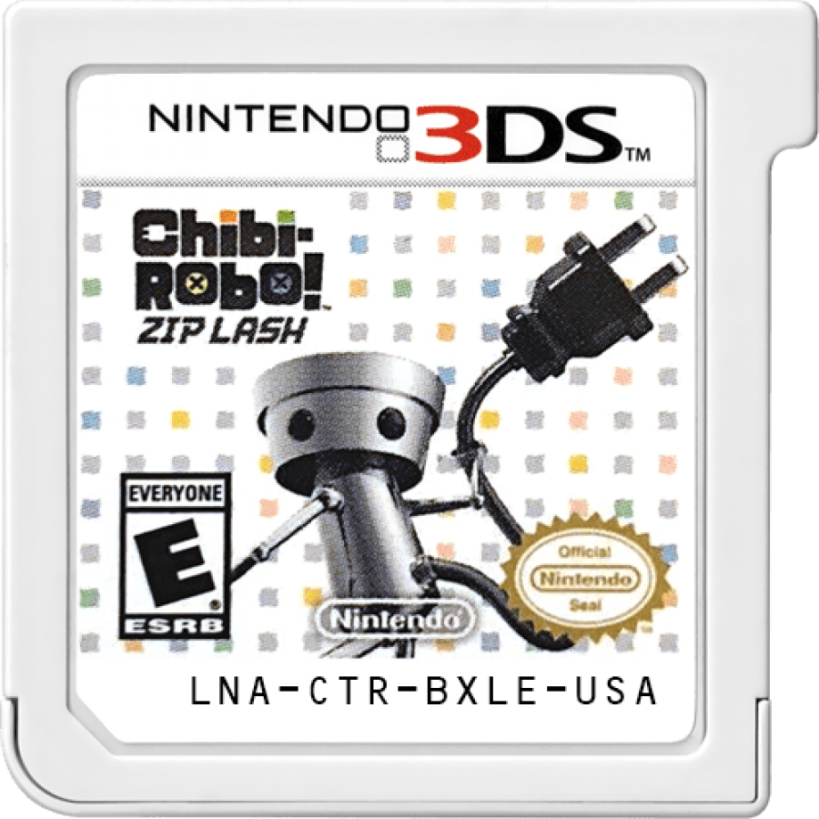 Chibi-Robo: Zip Lash cartridge for Nintendo 3DS (3DS) platformer video game