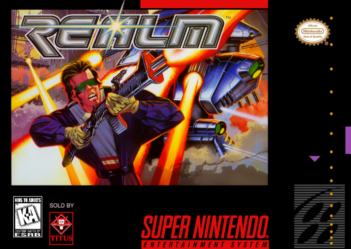 Realm cover art for Super Nintendo Entertainment System (SNES) video game