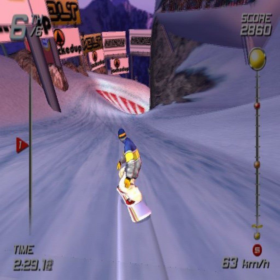 SSX – PlayStation 2 (PS2) video game gameplay, arcade snowboarding.