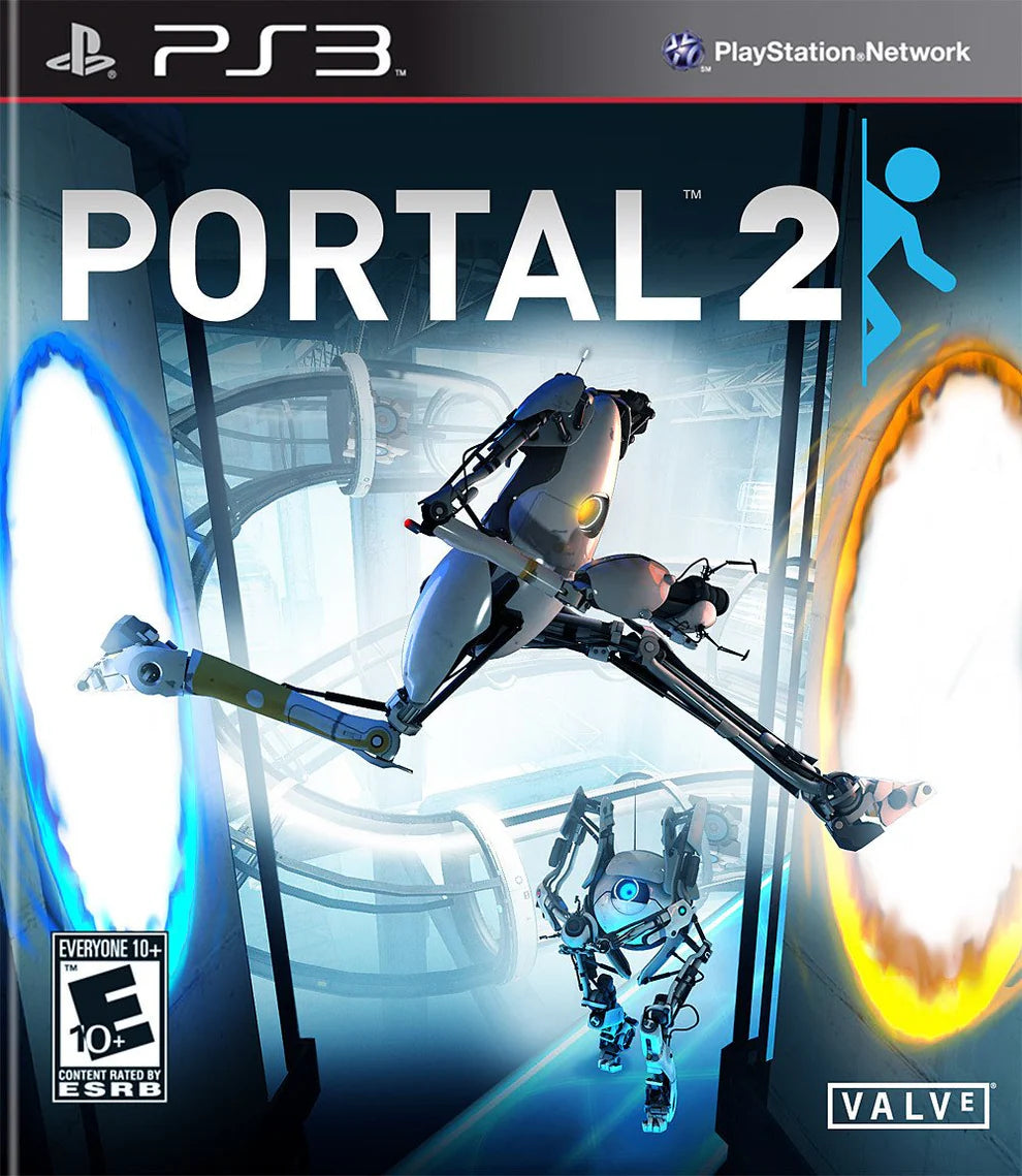 Portal 2 cover art for PlayStation 3 (PS3) video game