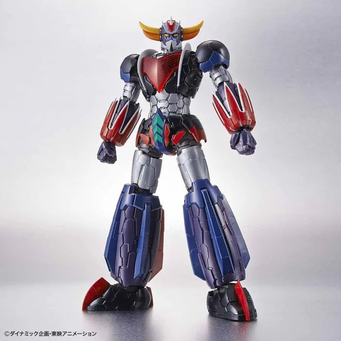 Grendizer (Infinitism Ver.) HG 1/144 Model Kit – Bandai Hobby High Grade 1/144 scale plastic model kit from Mazinger Z Infinitism series featuring modernized Grendizer design with dynamic box art