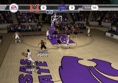 NCAA Basketball 09 – PlayStation 2 (PS2) college basketball sports video game gameplay