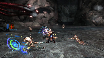 Too Human gameplay for Xbox 360 (X360) action role-playing video game