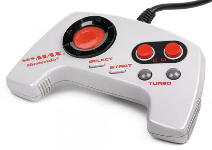 NES Max Controller Nintendo Entertainment System NES gaming accessory featuring classic Nintendo controller design ergonomic joystick control turbo buttons directional pad A and B buttons enhanced gameplay controls and classic 8 bit Nintendo gaming hardware retro video game collection collectible gaming accessory appeal