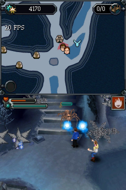 Harry Potter and the Deathly Hallows Part 1 for Nintendo DS action adventure game based on the film featuring spell casting combat stealth missions and story campaign gameplay