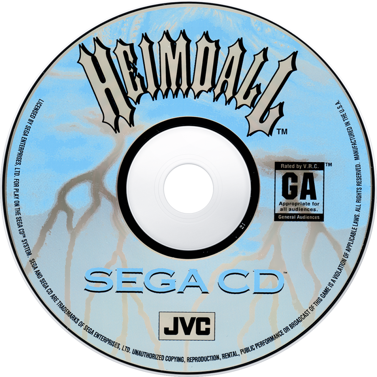 Heimdall Sega CD action RPG isometric fantasy adventure Viking mythology exploration puzzle solving combat magic spells character driven quest gameplay Core Design retro gaming Sega CD software video game title disc