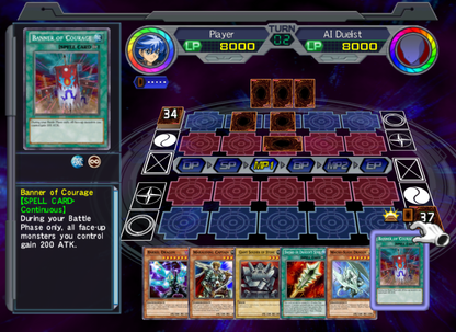 Yu-Gi-Oh 5D's: Duel Transer gameplay for Nintendo Wii (Wii) video game 