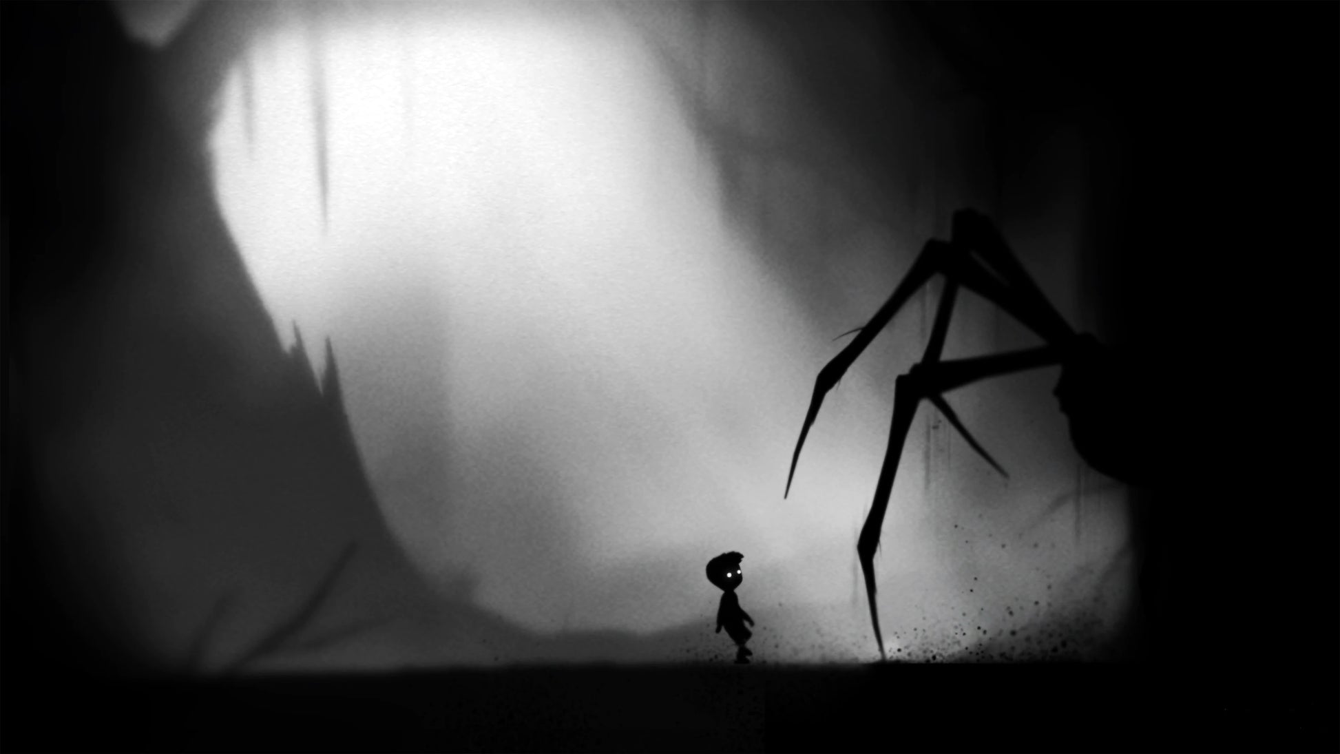 Inside Limbo Double Pack PS4 game featuring atmospheric puzzle platforming, dark minimalist art style, and critically acclaimed indie adventures gameplay screenshot