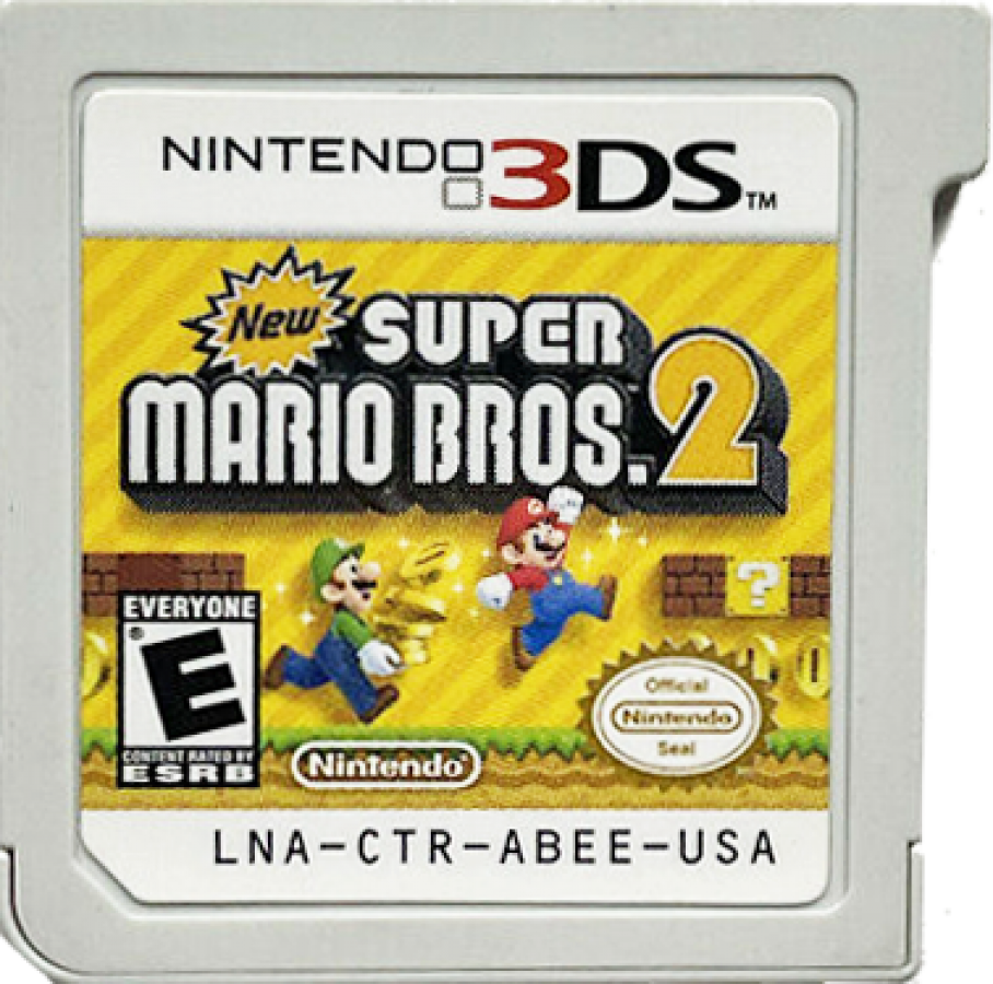 New Super Mario Bros. 2 cartridge for Nintendo 3DS (3DS) platformer video game