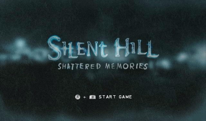 Silent Hill: Shattered Memories – Nintendo Wii (Wii) psychological horror adventure survival video game title screen
