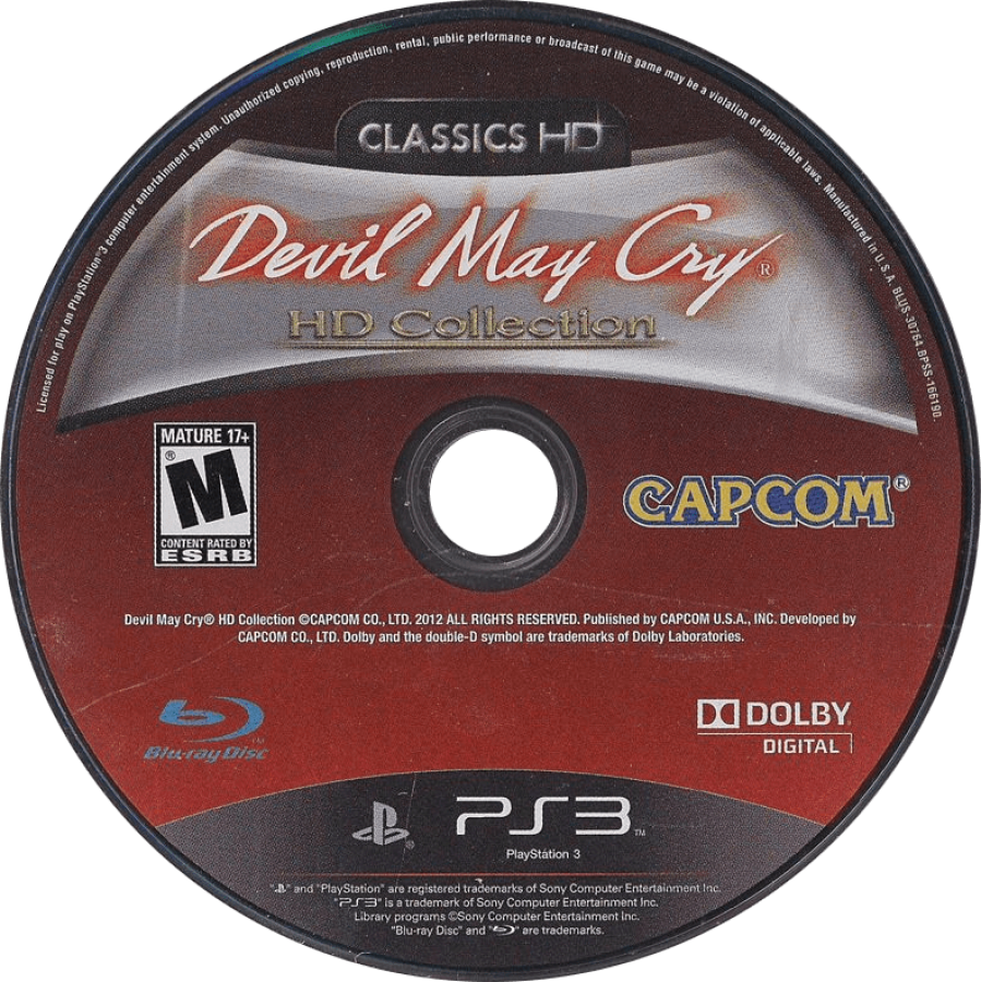 Devil May Cry HD Collection PlayStation 3 PS3 for retro video game enthusiasts featuring stylish action gameplay fast paced hack and slash combat iconic demon hunting adventures combo driven mechanics enhanced classic titles supernatural battles and collectible gaming appeal disc 