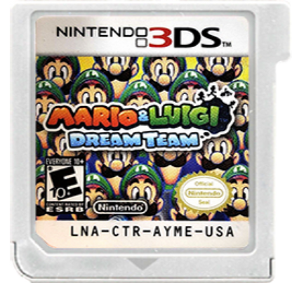 Mario & Luigi: Dream Team cartridge for Nintendo 3DS (3DS) role-playing video game