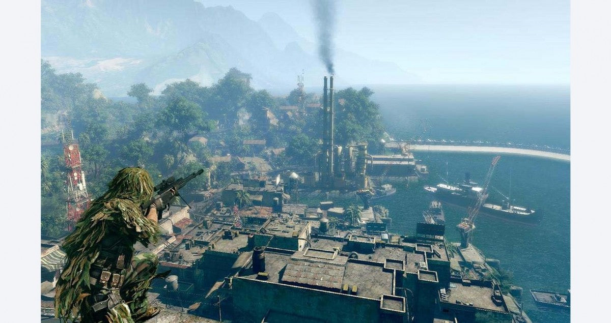 Sniper: Ghost Warrior gameplay for Xbox 360 (X360) tactical first-person sniper shooter video game