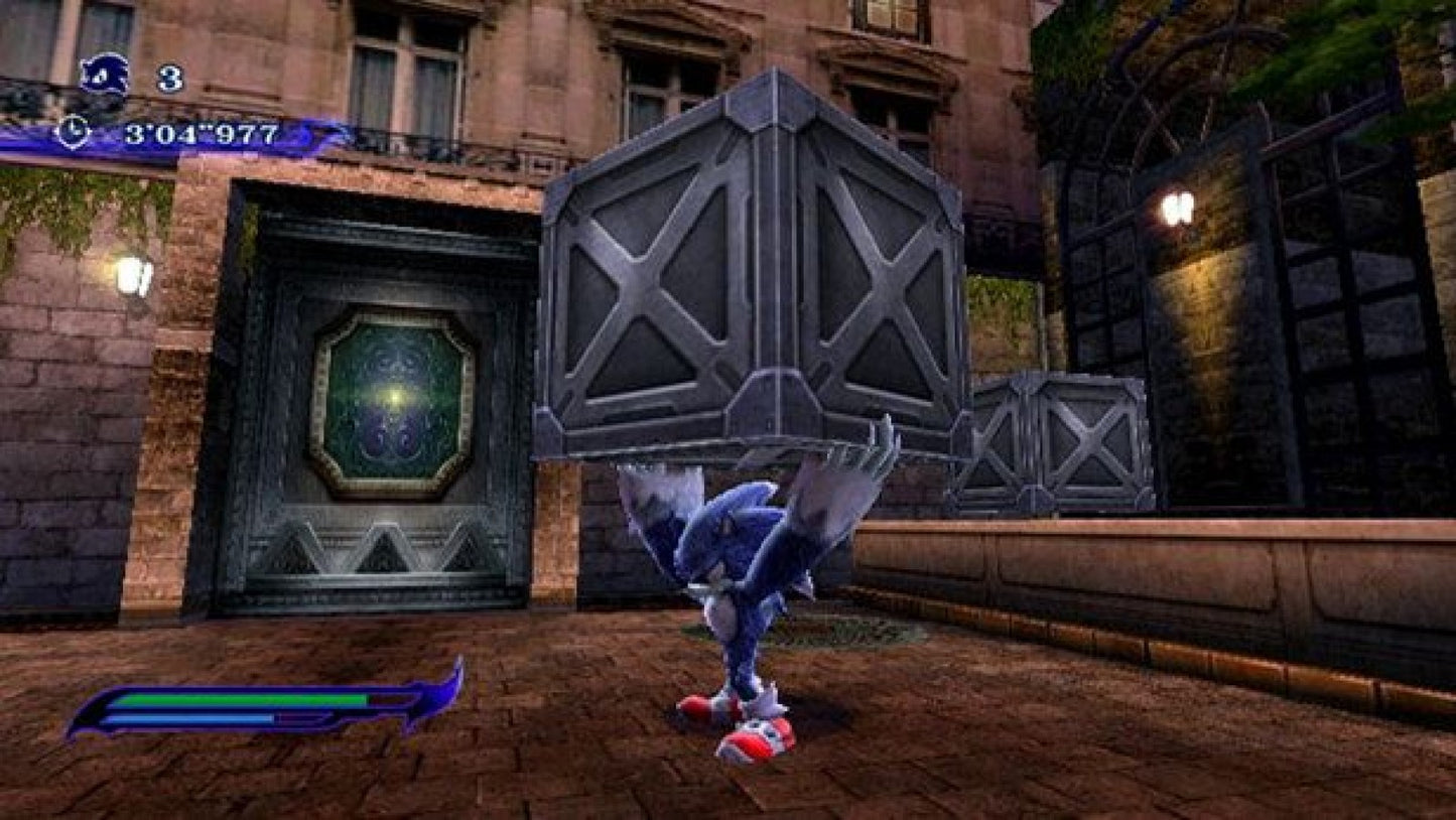 Sonic Unleashed – PlayStation 2 (PS2) video game gameplay, action-adventure platformer.