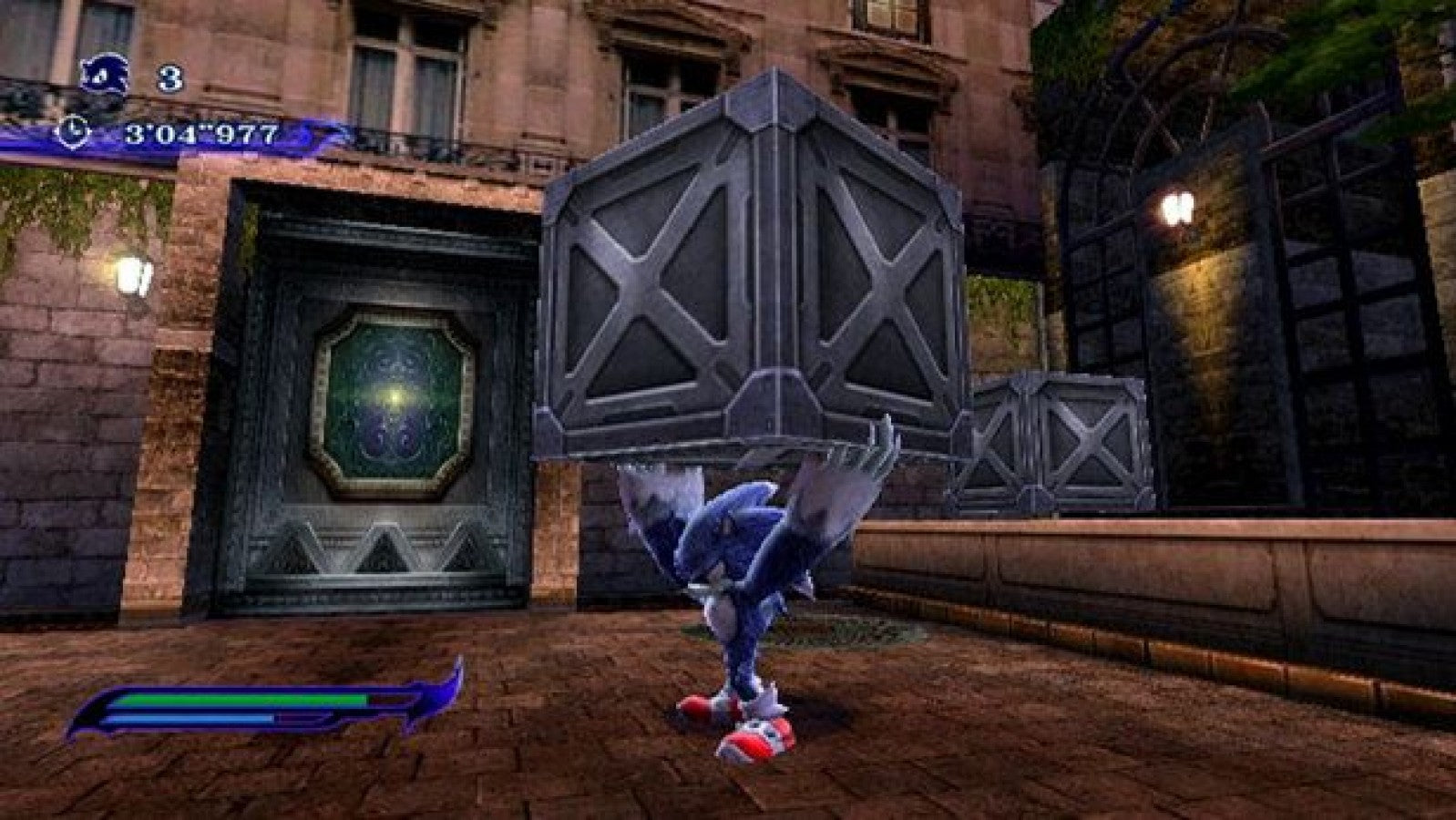 Sonic Unleashed – PlayStation 2 (PS2) video game gameplay, action-adventure platformer.