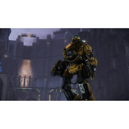 Evolve – Xbox One (XONE) gameplay for online multiplayer sci-fi shooter featuring 4v1 monster hunting gameplay.