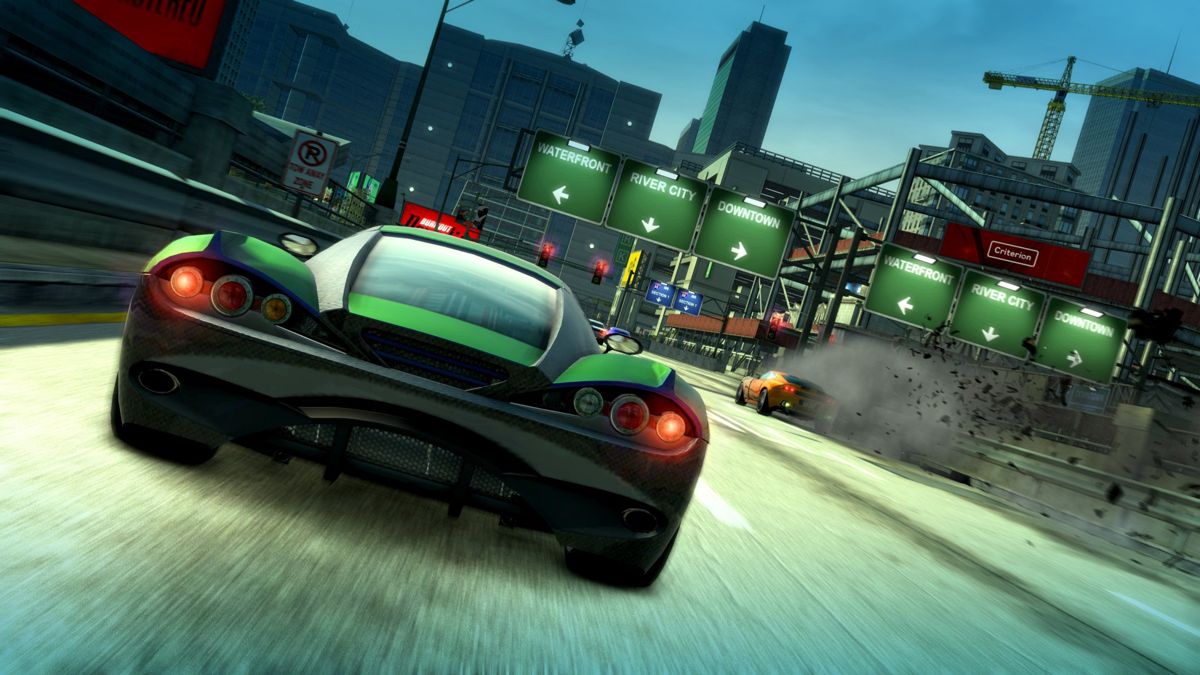 Burnout: Paradise Remastered gameplay for PlayStation 4 (PS4) open-world arcade racing video game