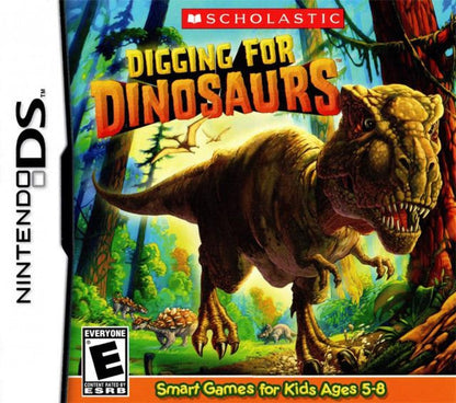 Digging for Dinosaurs cover art for Nintendo DS (DS) educational adventure video game