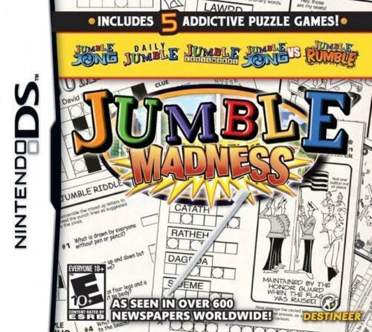 Jumble Madness cover art for Nintendo DS (DS) video game