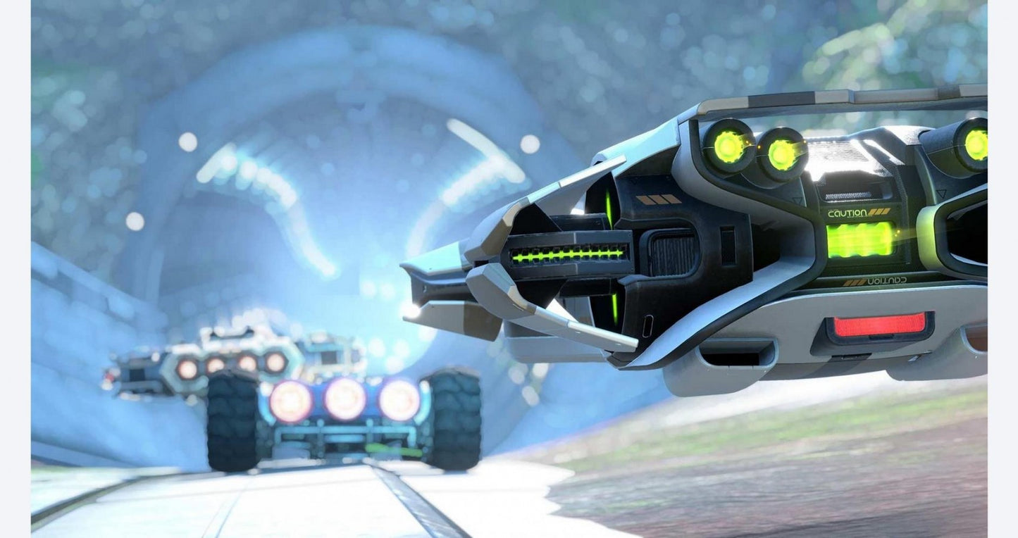 Grip Combat Racing – PlayStation 4 (PS4) video game gameplay, futuristic high-speed combat racing game