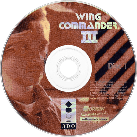 Wing Commander III: Heart of the Tiger disc 1 for Panasonic 3DO (3DO) space combat simulation video game