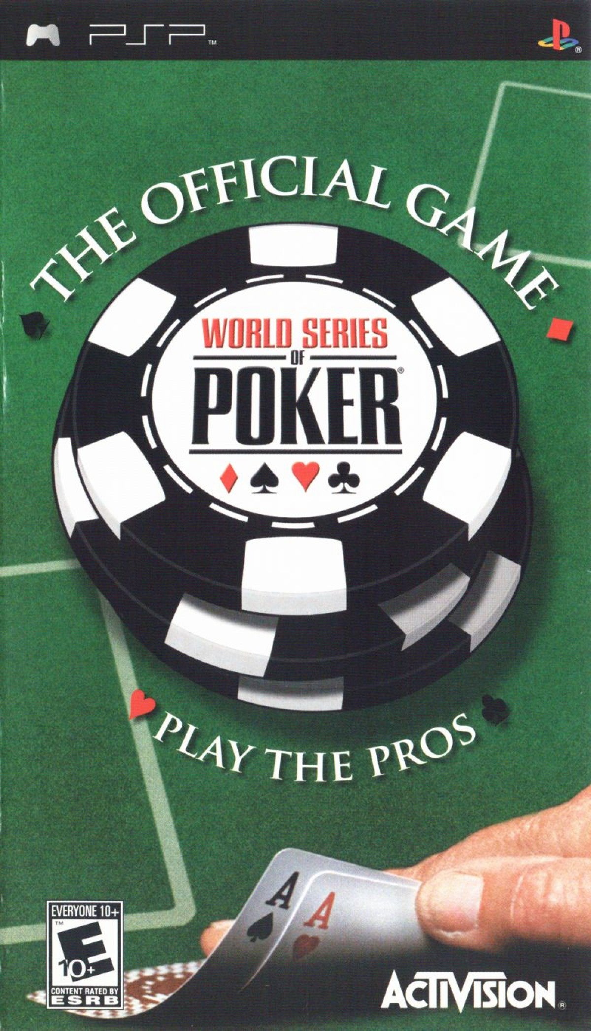World Series of Poker – cover art for PlayStation Portable (PSP) card game simulation