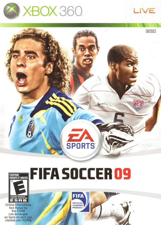 FIFA Soccer 09 cover art for Xbox 360 (X360) video game