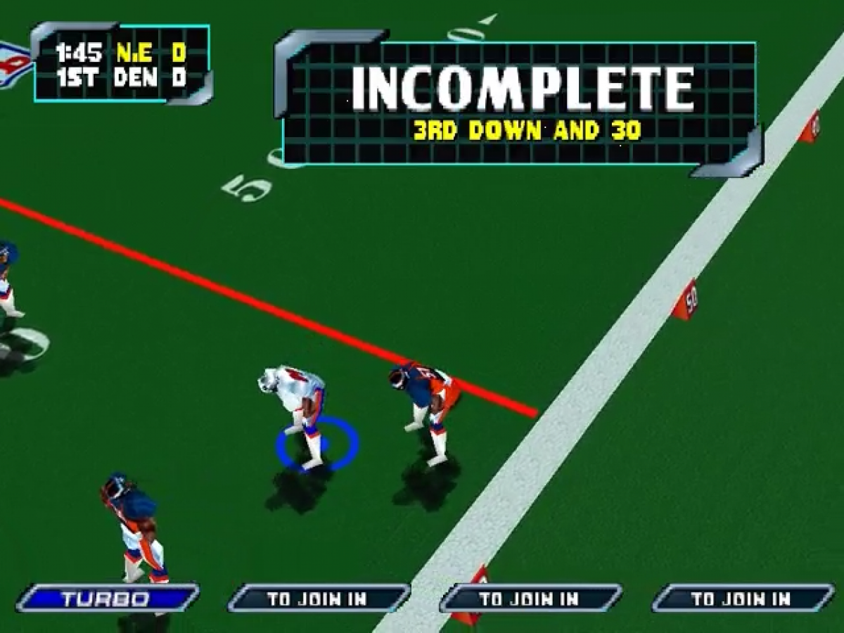NFL Blitz 2000 gameplay for Nintendo 64 (N64) video game