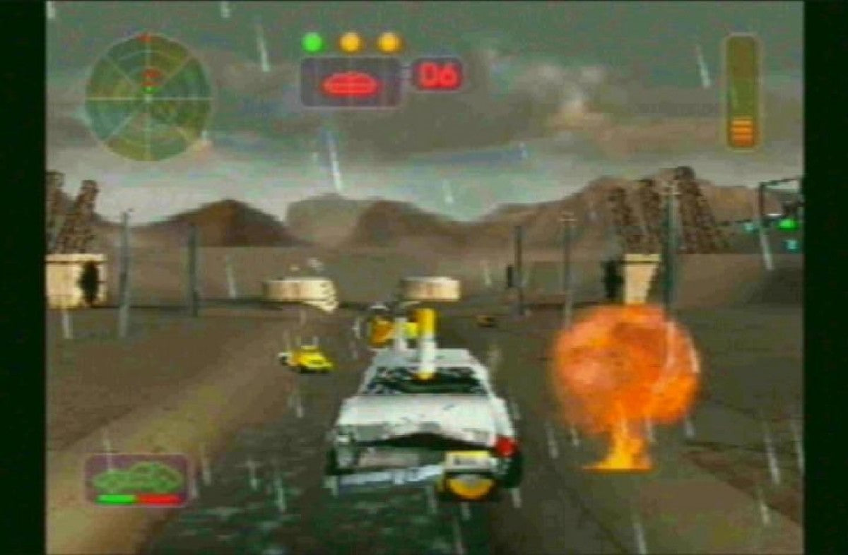 Vigilante 8 [Greatest Hits] gameplay for PlayStation 1 (PS1) racing video game. 