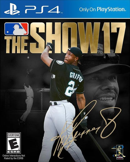 MLB 17: The Show – PlayStation 4 (PS4) video game cover art, baseball sports game