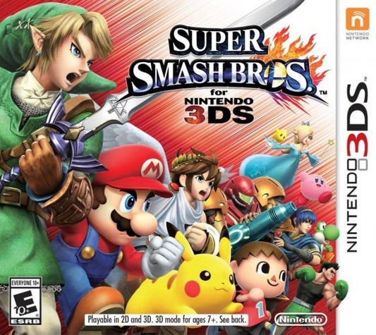 Super Smash Bros for Nintendo 3DS cover art for Nintendo 3DS 3DS video game