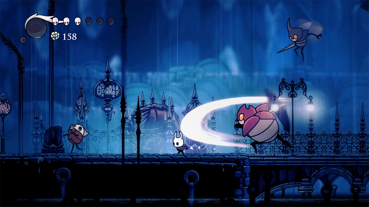 Hollow Knight Nintendo Switch NS for action adventure Metroidvania video game fans featuring challenging platforming atmospheric exploration hand drawn environments insect characters intense combat difficult bosses ability upgrades hidden areas and immersive fantasy storytelling collectible gaming appeal gameplay