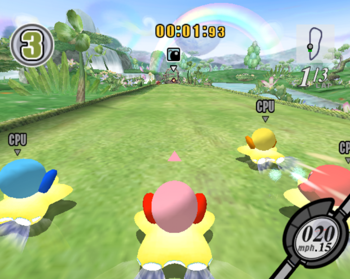 Kirby Air Ride [Player's Choice] gameplay for Nintendo Gamecube racing video game. 