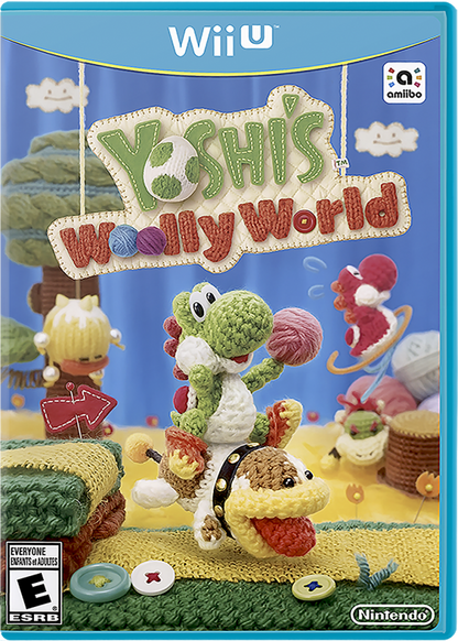 Yoshi's Woolly World cover art for Nintendo Wii U (WiiU) video game