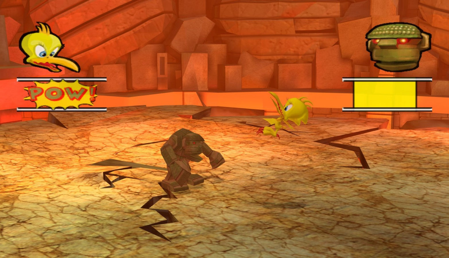 Looney Tunes Back in Action GameCube game featuring cartoon-style action adventure gameplay with classic Looney Tunes characters gameplay screenshot